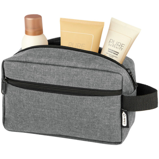 GRS Recycled rPET Toiletry Bags Open